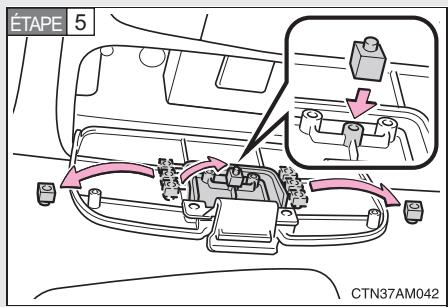 TOYOTA Sienna (22010) - Boîtier pour commande d'ouverture de la porte de garage (sur modèles équipés) - 5