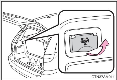 TOYOTA Sienna (22010) - ▶ Douille de la prise d'alimentation (coffre) - 1