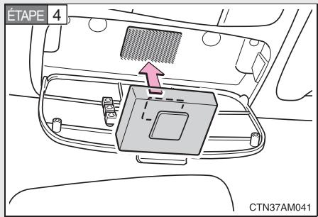 TOYOTA Sienna (22010) - Boîtier pour commande d'ouverture de la porte de garage (sur modèles équipés) - 4