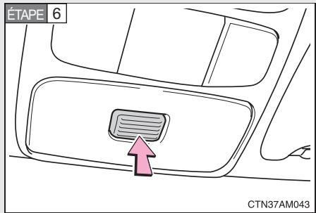 TOYOTA Sienna (22010) - Boîtier pour commande d'ouverture de la porte de garage (sur modèles équipés) - 6