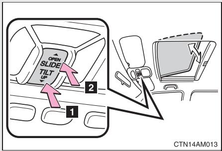 TOYOTA Sienna (22010) - Basculement vers le haut et le bas - 1