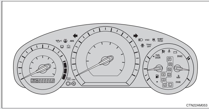 TOYOTA Sienna (22010) - ▶ Instrumentation de type autre qu'Optitron - 1