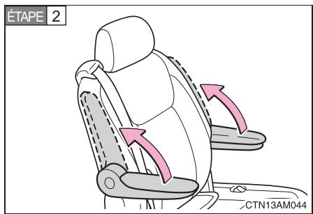 TOYOTA Sienna (22010) - Basculement des sièges de la deuxième rangée - 2