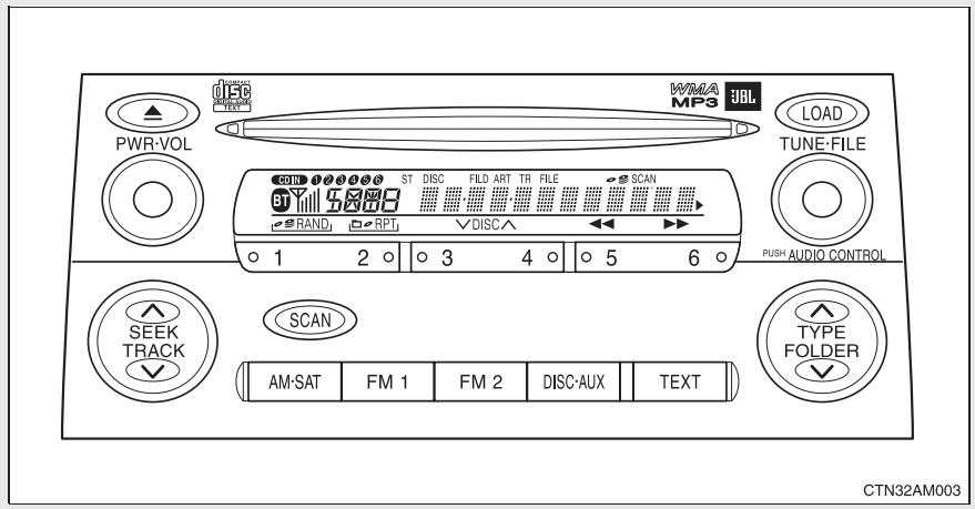 TOYOTA Sienna (22010) - Autoradio AM/FM et lecteur de CD à chargeur - 1