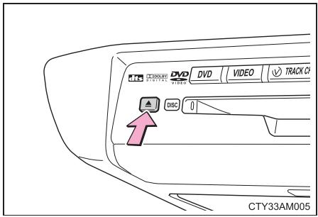 TOYOTA Sienna (22010) - Éjection d'un disque - 1