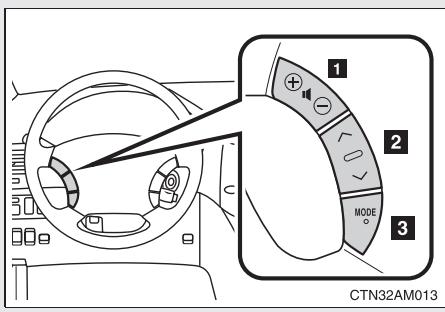 TOYOTA Sienna (22010) - Certaines fonctions sont pilotables via les commandes au volant. - 1