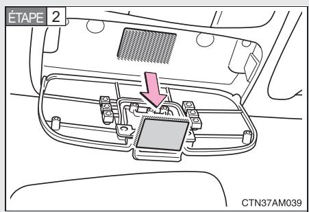 TOYOTA Sienna (22010) - Boîtier pour commande d'ouverture de la porte de garage (sur modèles équipés) - 2
