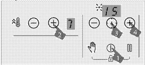 BEKO HII64206F2MT - Activation de la minuterie - 1