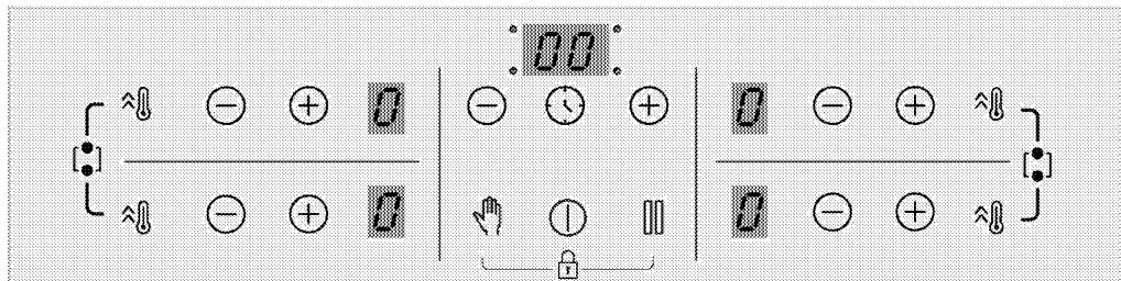 BEKO HII64206F2MT - Bandeau de commande - 1