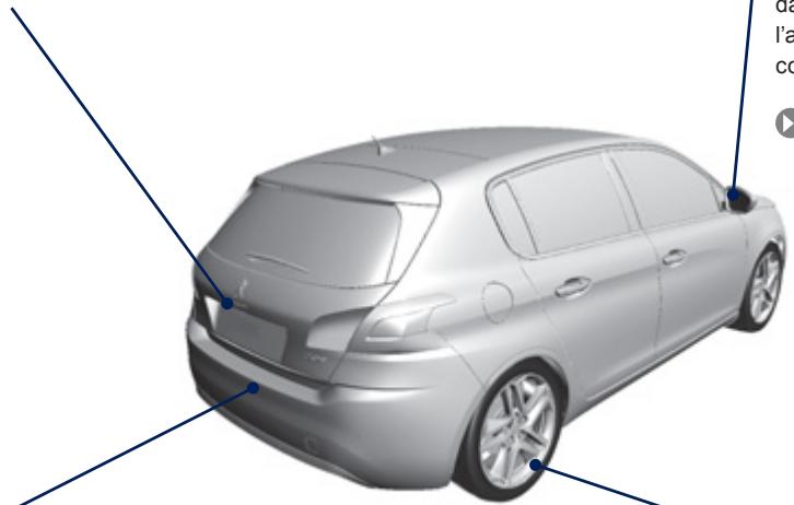 PEUGEOT 308 2 2016 - Caméra de recul - 1