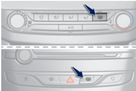 PEUGEOT 308 2 2016 - Désembuage - Dégivrage de la lunette arrière - 1