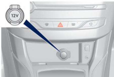 PEUGEOT 308 2 2016 - Prise accessoires 12 V - 1