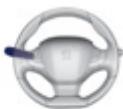 PEUGEOT 308 2 2016 - Bague de sélection du mode d'éclairage principal - 2