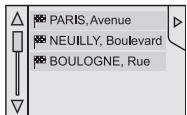 PARIS, Avenue NEUILLY, Boulevard BOULOGNE, Rue