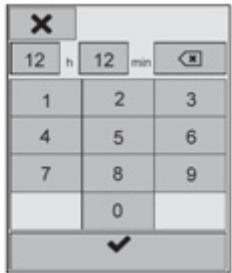 × 12 h 12 min 1 2 3 4 5 6 7 8 9 0 ✓