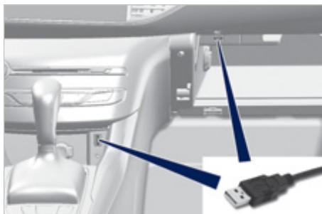 PEUGEOT 308 2 2017 - CD, CD MP3, lecteur USB, entrée auxiliaire - 3