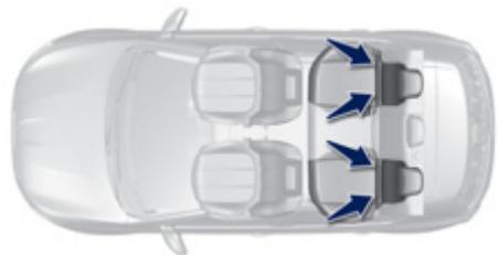 PEUGEOT 308 2 2017 - Fixations «ISOFIX» - 1