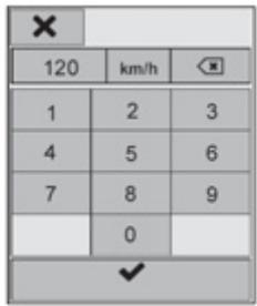 × 120 km/h ⚫ 1 2 3 4 5 6 7 8 9 0 ✓