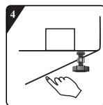 HISENSE WFQR1014EVAJMW - RÉGLAGE DU PIED - 12