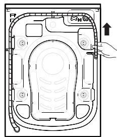 HISENSE WFQR1014EVAJMW - CONNECTEZ LE TUYAU DE VIDANGE - 3