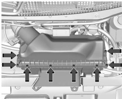 GMC Savana (2020) - Comment inspecter le filtre à air du moteur - 1