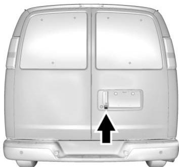 GMC Savana (2020) - Emplacement de la caméra de vision arrière - 1