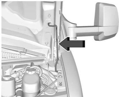 GMC Savana (2020) - Pour lever le capot : - 2