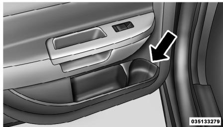 DODGE Avenger 2 (2012) - Porte-bouteille de siege arrriere - 1