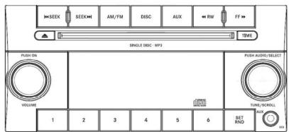 DODGE Avenger 2 (2012) - MEDIA CENTER 130 (CODE DE VENTE RES) - 1