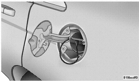 DODGE Avenger 2 (2012) - Bouchon de replissage du réservoir de carburant (bouchon du réservoir d'essence) - 1