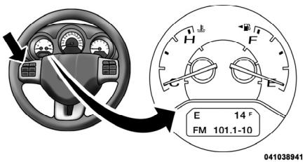 DODGE Avenger 2 (2012) - CENTRE D'INFORMATION ÉLECTRONIQUE - SELON L'ÉQUIPEMENT - 1