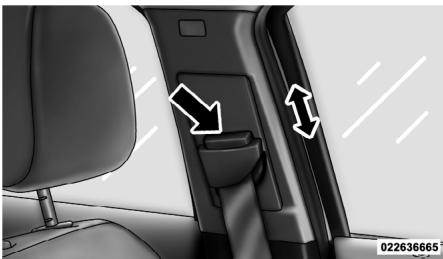 DODGE Avenger 2 (2012) - Ancrage supérieur de baudrier régliable - 1