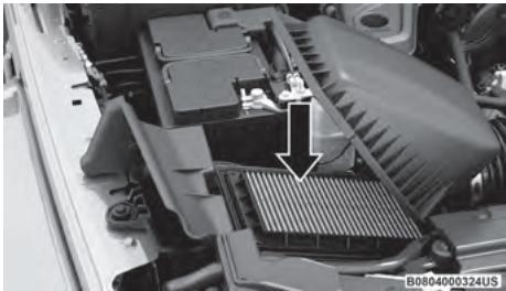 JEEP Wrangler (2024) - Dépose du filtré à air moteur - 2