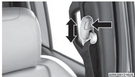 JEEP Wrangler (2024) - Ancrage supérieur régable de la ceinture à trois points - 1