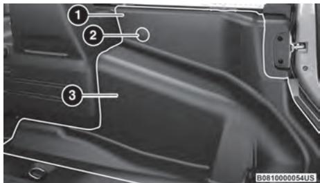 JEEP Wrangler (2024) - Tapis latorial (modèless quatre portes) : - 1