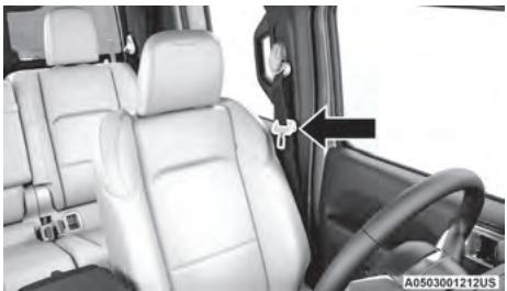 JEEP Wrangler (2024) - Instructions d'utilisation des ceintures à trois points - 1