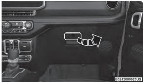 JEEP Wrangler (2024) - Boite a gants - 1