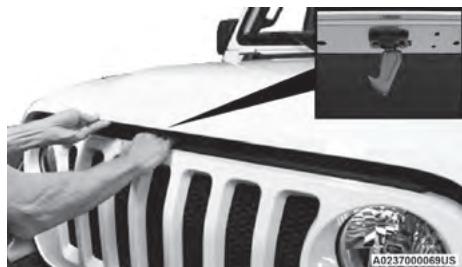 JEEP Wrangler (2024) - OUVERTURE DU CAPOT - 2