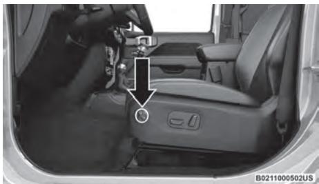 JEEP Wrangler (2024) - Soutien lombaire motorisé — Selon l'équipement - 1
