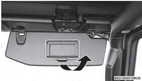 JEEP Wrangler (2024) - MIROIR DE COURTOISIE ÉCLAIRE - 1