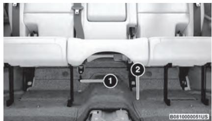 JEEP Wrangler (2024) - Tapis de l'espace de rangement (modèles quatre portes): - 1
