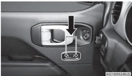JEEP Wrangler (2024) - SERRURES MOTORISÉES - SELON L'ÉQUIPEMENT - 1