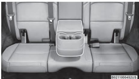 JEEP Wrangler (2024) - ACCOUDOIR DE SIÈGE ARRIÈRE — SELON L'ÉQUIPEMENT - 1