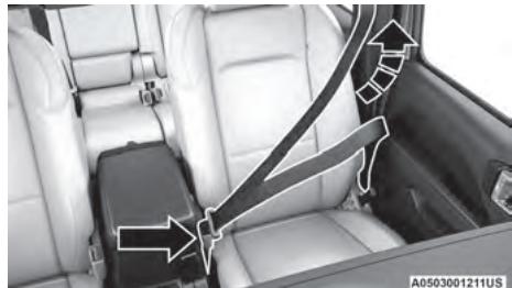 JEEP Wrangler (2024) - Instructions d'utilisation des ceintures à trois points - 3