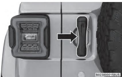 JEEP Wrangler (2024) - HAYON BASCULANT ARRIERE - 1
