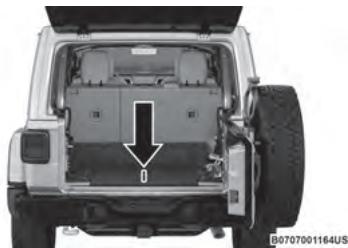 JEEP Wrangler (2024) - EMPLACEMENT DU CRIC - 1