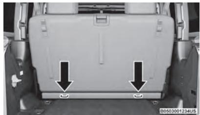 JEEP Wrangler (2024) - Emplacement des ancrages des brides d'attache - 2