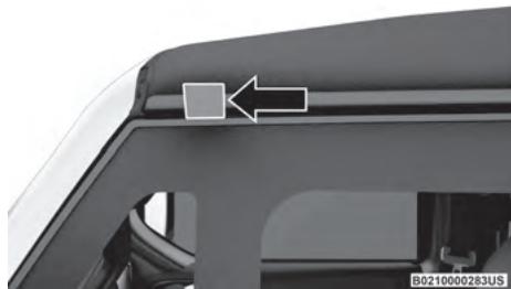 JEEP Wrangler (2024) - Réglage de la porte supérieure - 1
