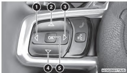 JEEP Wrangler (2024) - EMPLACEMENT ET COMMANDES DE L'ÉCRAN DU TABLEAU DE BORD - 2