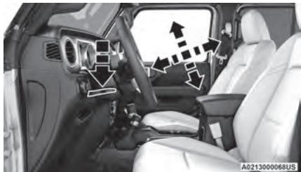 JEEP Wrangler (2024) - COLONNE DE DIRECTION INCLINABLE/RéTRACTABLE - 1